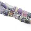 Natural Fluorite Hammered Box Nugget Beads Strand Length 13.5 Inches and Size 10.5mm to 19mm approx.